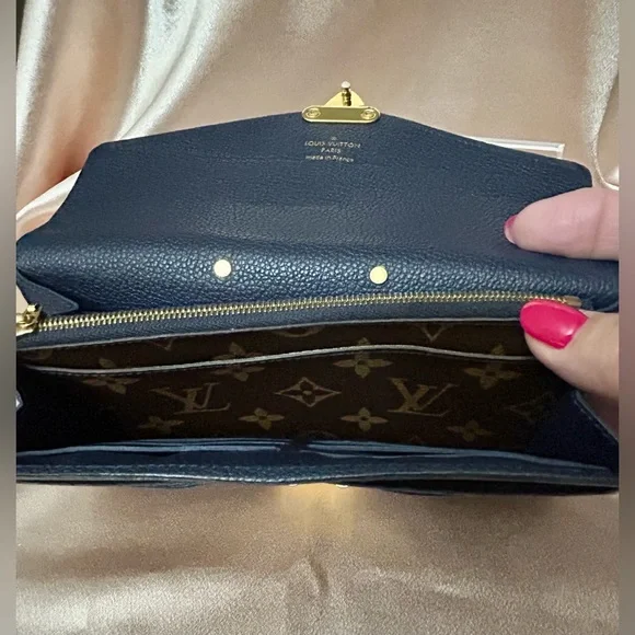 Louis Vuitton Pallas Monogram & Leather Wallet SN0157 - Picture 8 of 13